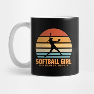 softball girl Mug